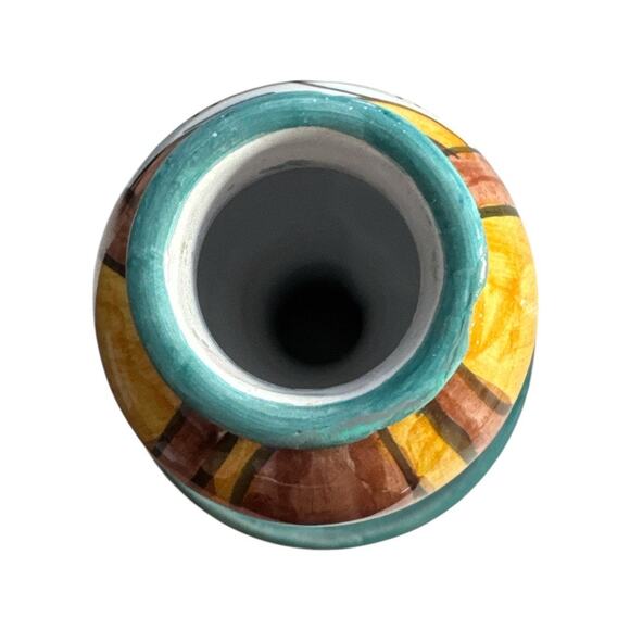 Hand Made Colorful Italian Lady Candle Holder Signed Numbered - Picture 6 of 10